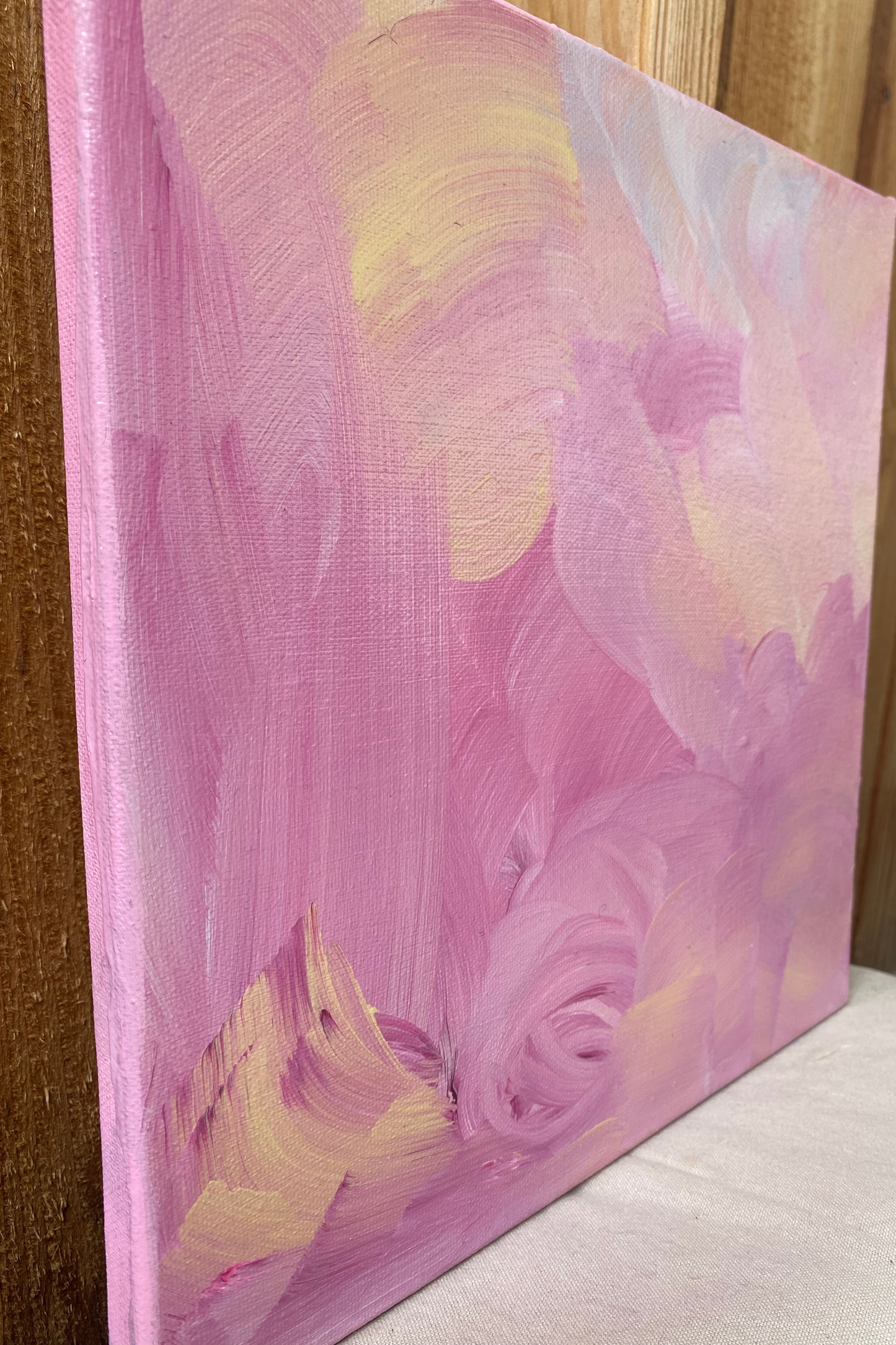 ROSA | Abstract Summer Painting - Salty by Art