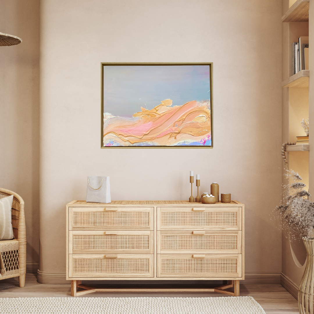 CANDY CRUSH | Colorful Abstract Wave Painting - Salty by Art