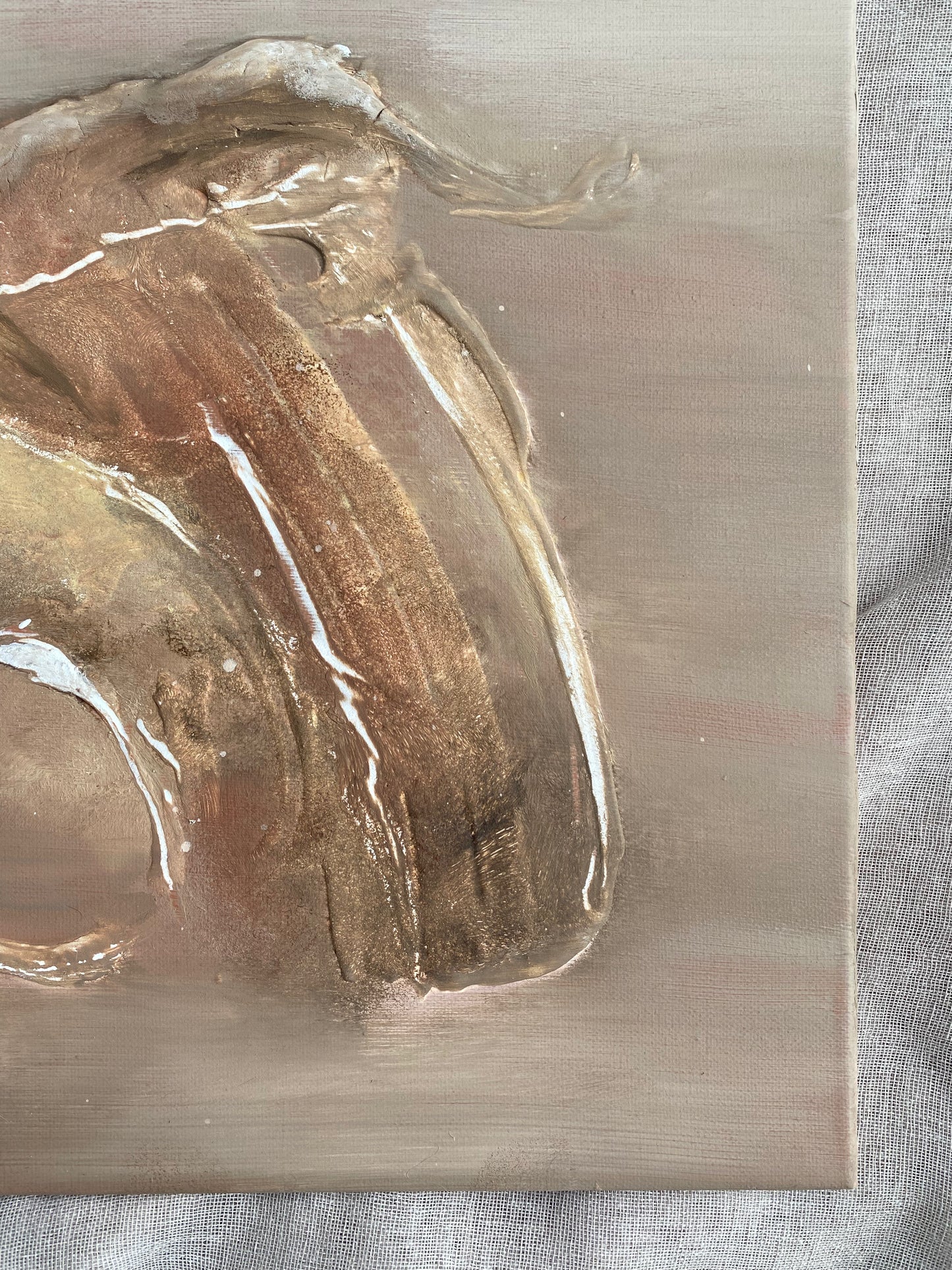 COFFEE | Textured Painting - Salty by Art