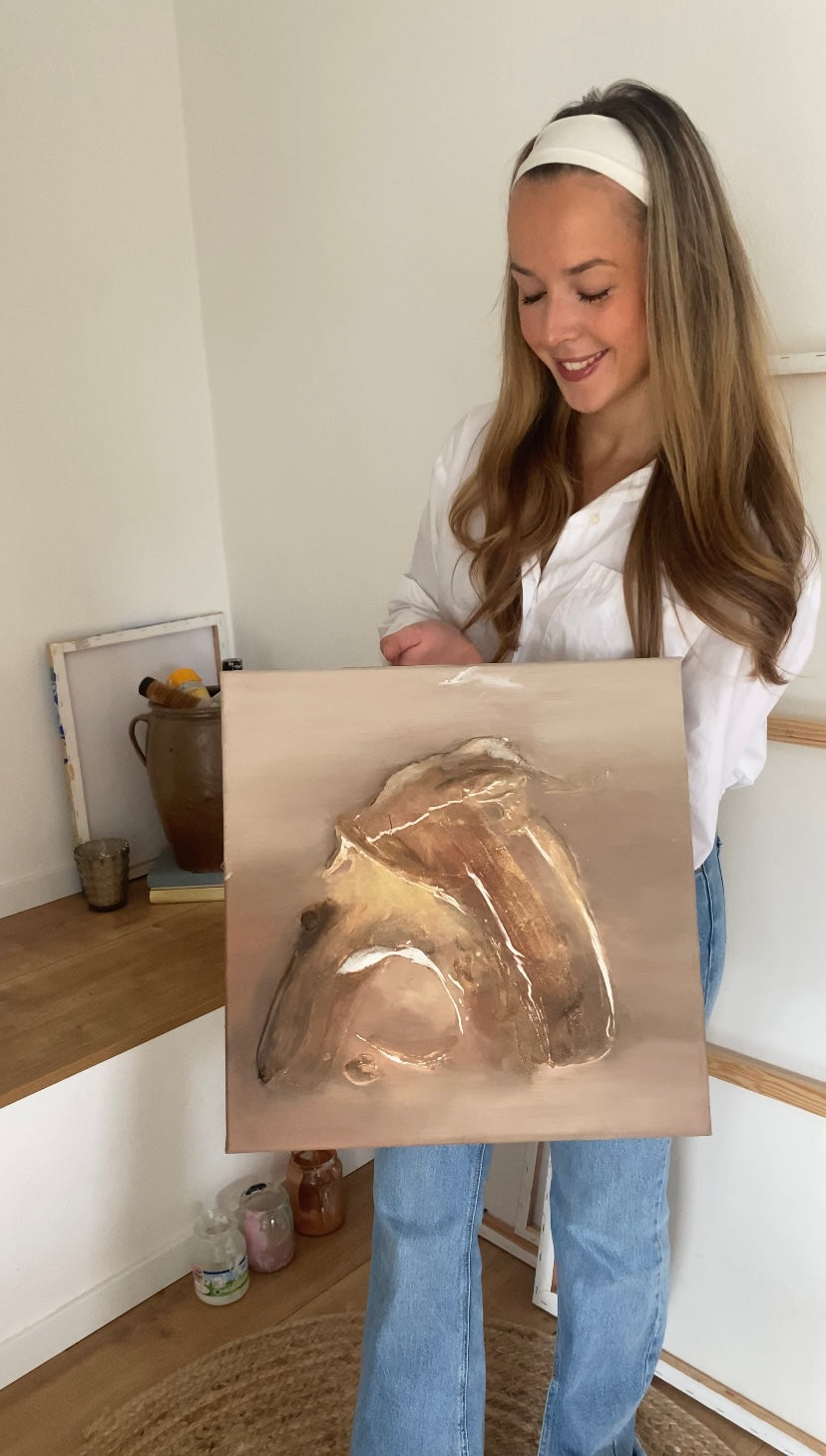 COFFEE | Textured Painting - Salty by Art