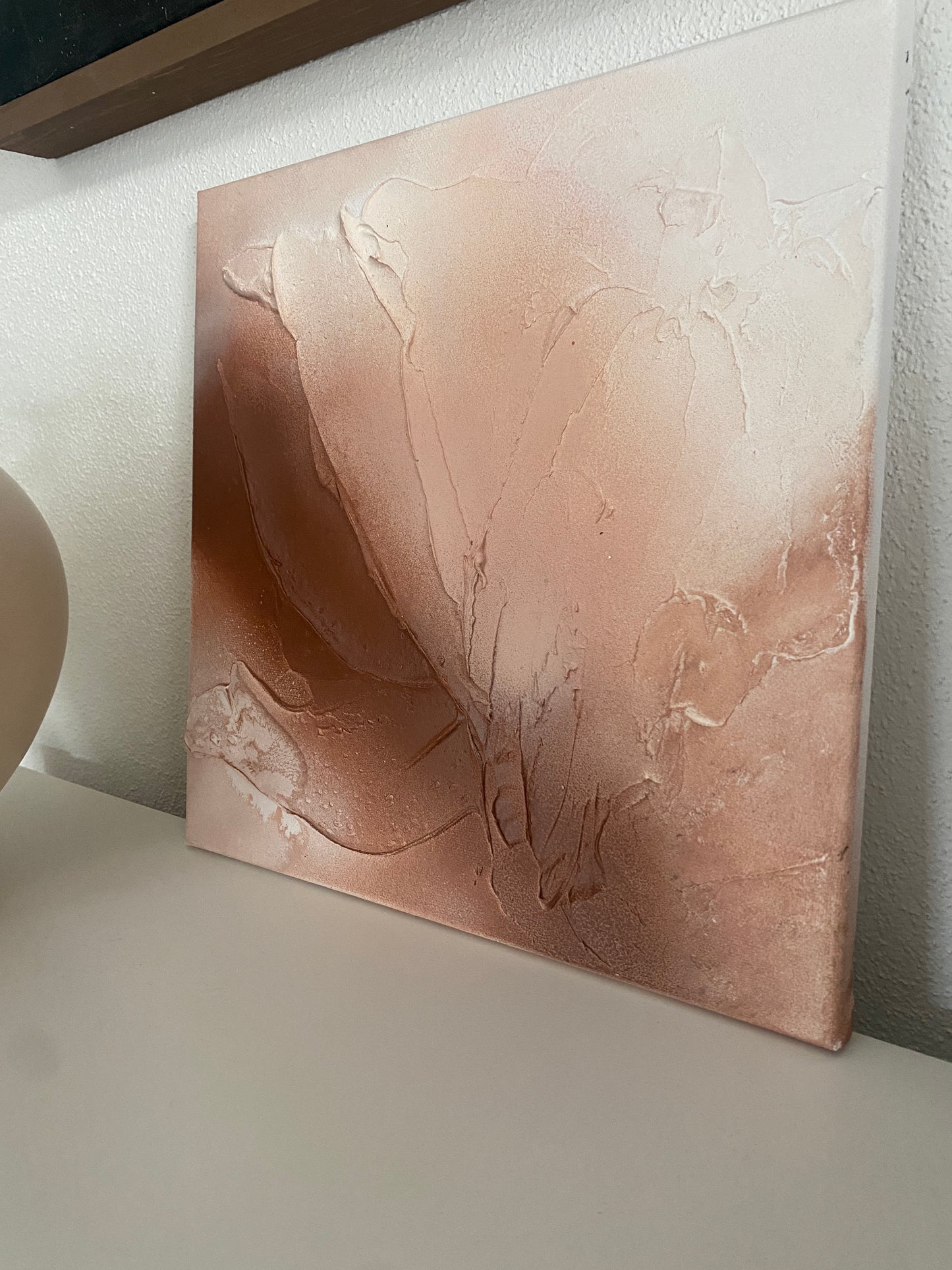 02 MONROE | 30 x 30 cm | Textured Painting - Salty by Art