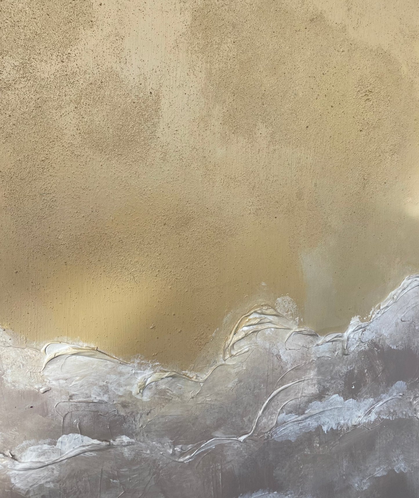 DESERT BEACH | Textured Painting - Salty by Art