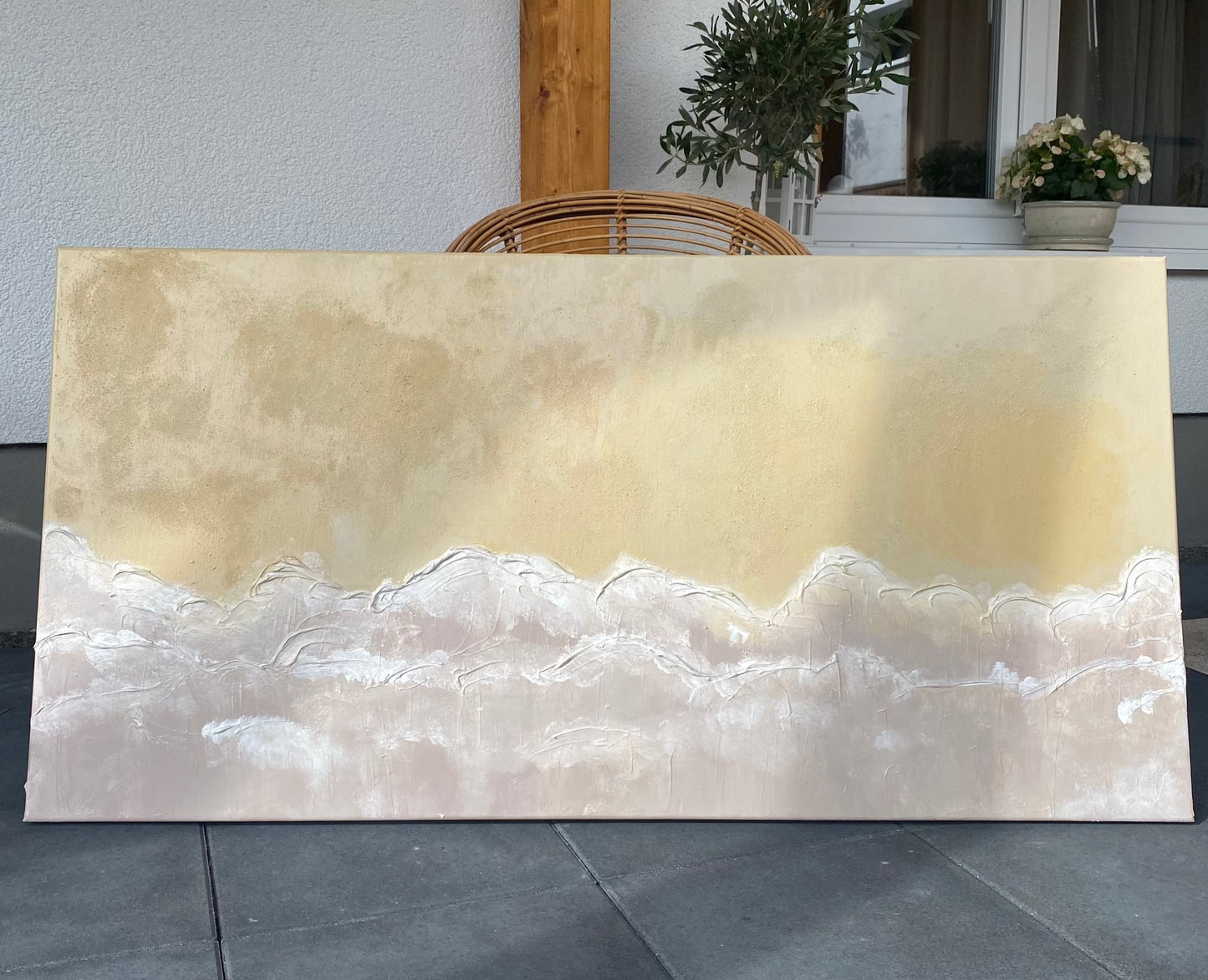 DESERT BEACH | Textured Painting - Salty by Art