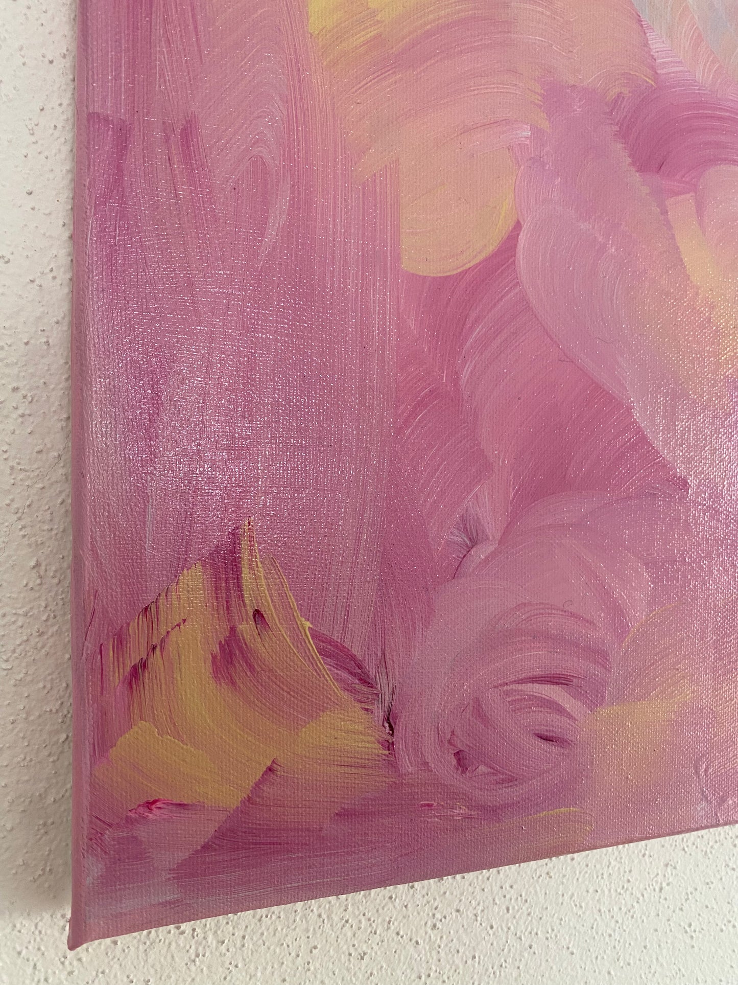 ROSA | Abstract Summer Painting - Salty by Art