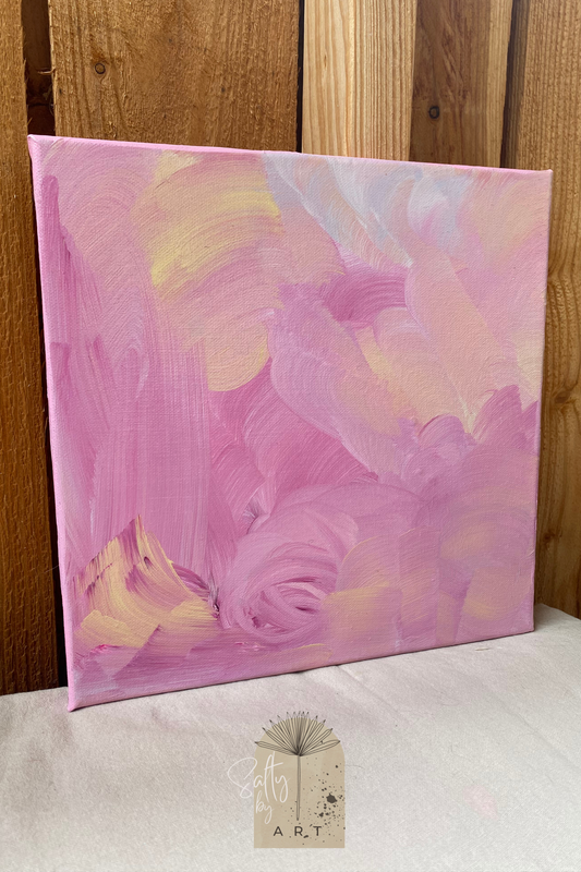 ROSA  | Abstract Summer Painting  - Salty by Art